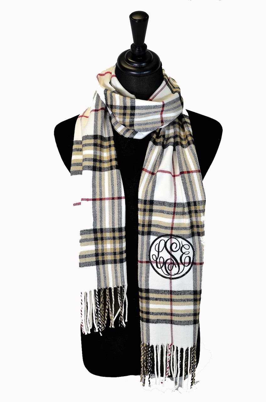 ivory cashmere scarf